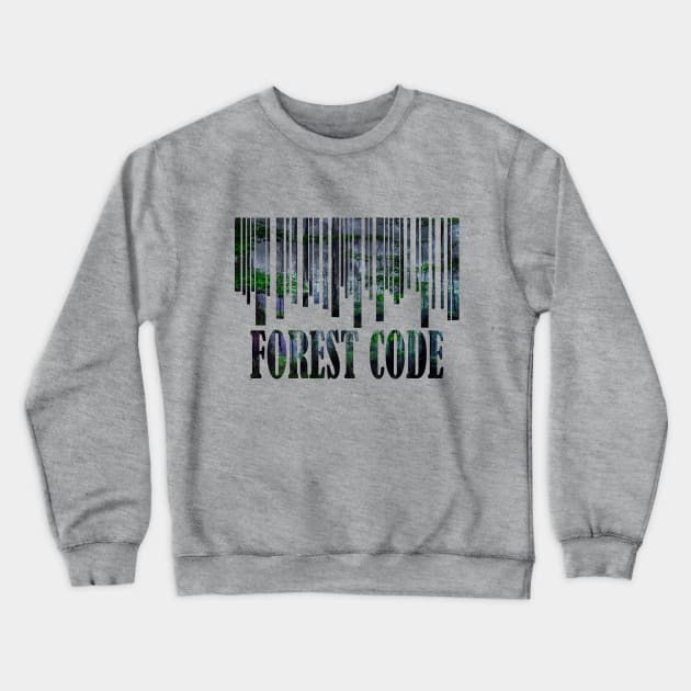 Graphic Forest code Design Crewneck Sweatshirt by DesignersMerch